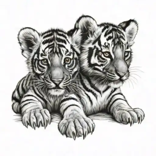 2 Tiger Cubs