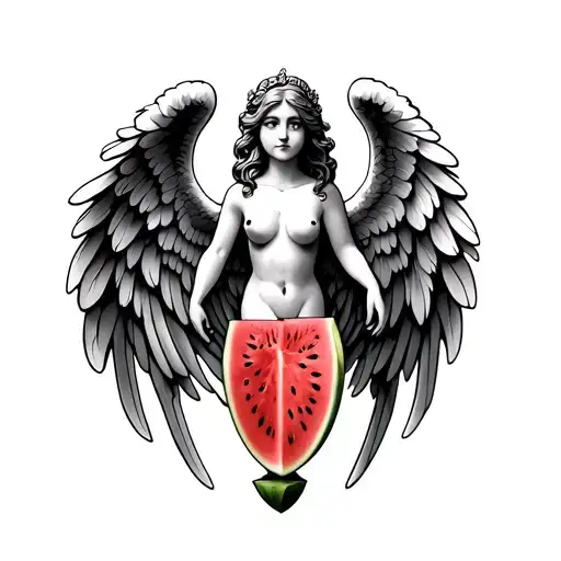 Watermelon Angel Wings