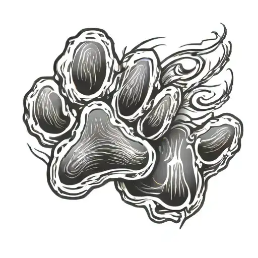 Dogs Paw Print