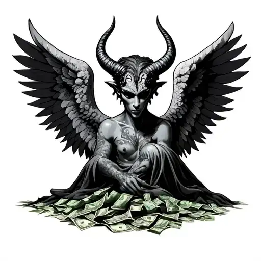 Devil Angel Money Tree Growing