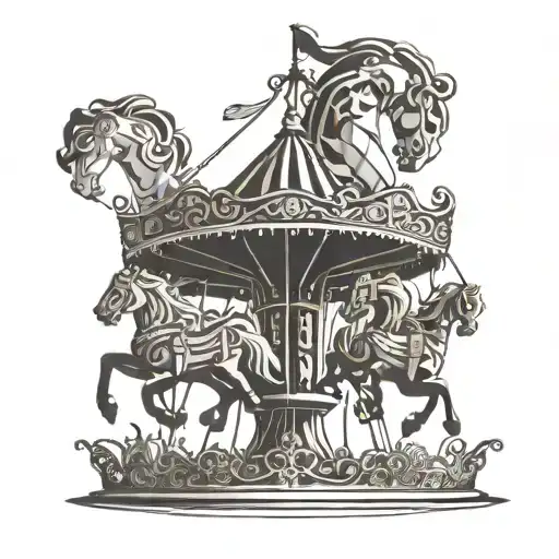 Silhouette Merry-go-round