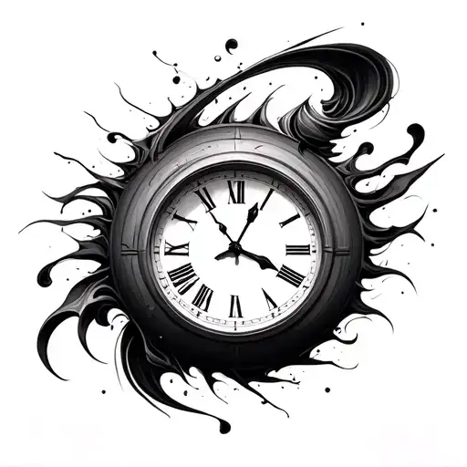 Distorted Clock Face Morphing