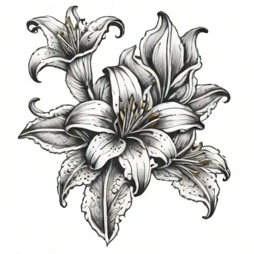 Lilly Flowers Growing