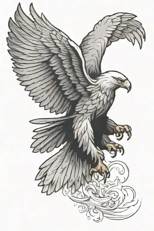 Eagle Wings Flying