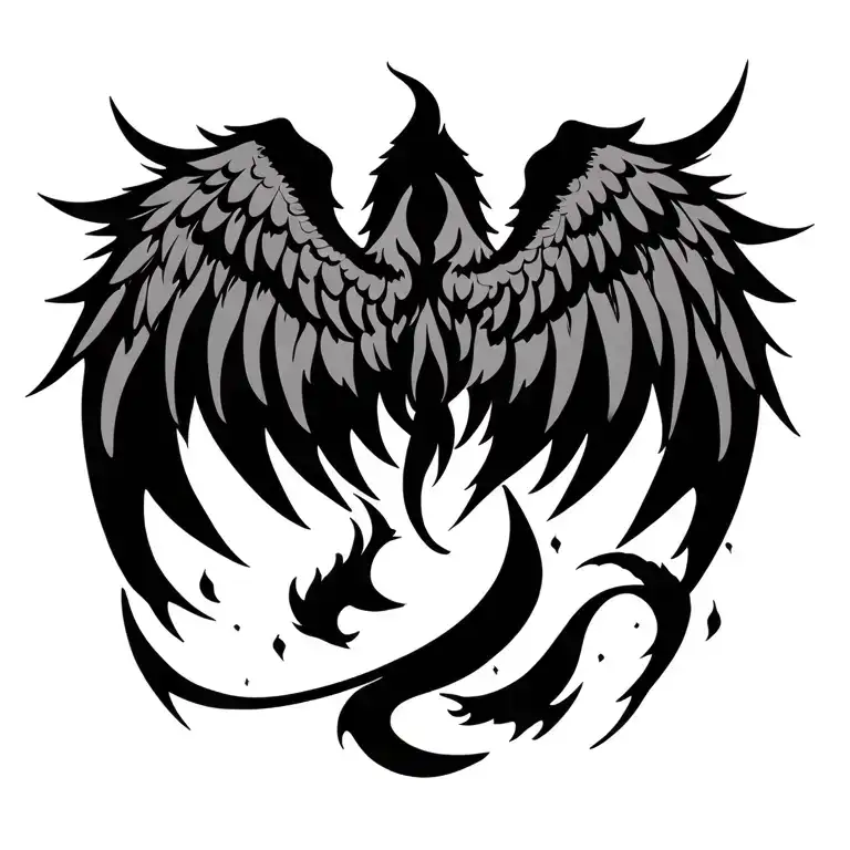 Tribal Wings Spread Wide