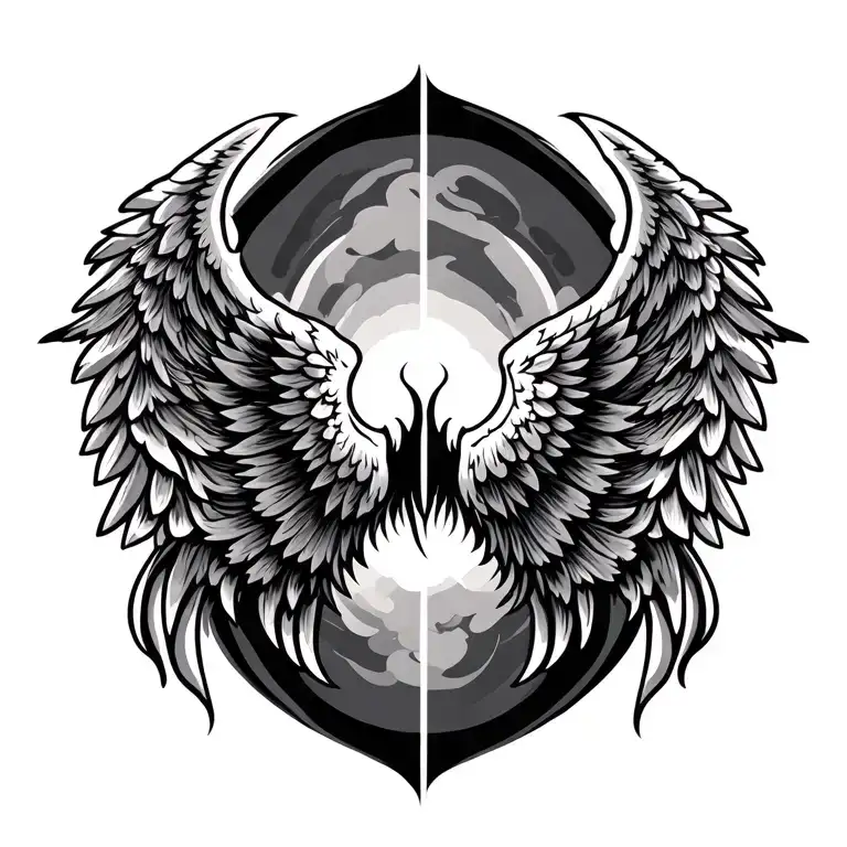 Tribal Wings Spread Wide