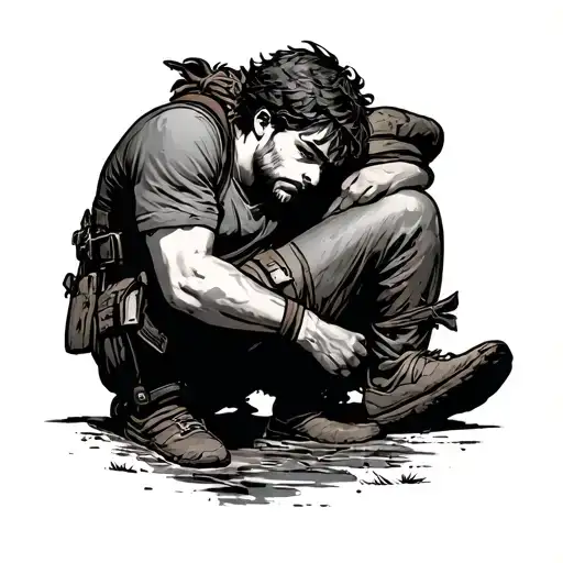 Jake Hugs His Leg From The Time Of Adventure