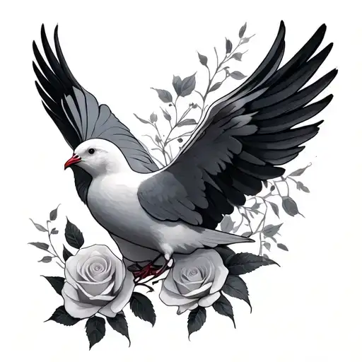 Rose And Dove