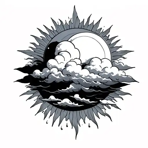 Sun Cloud Rain Cloud