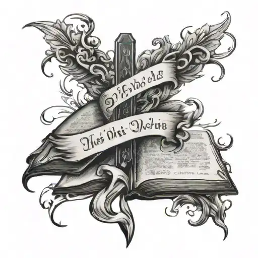 Bible Scripture Verses Flowing