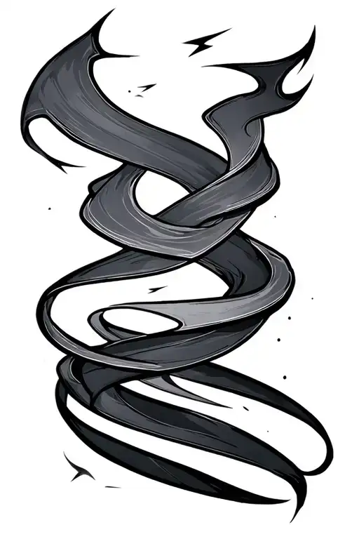 Thin Curvy Lighting Strikes Small