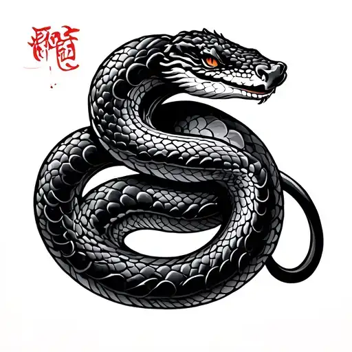 Year Of The Snake Shoulder