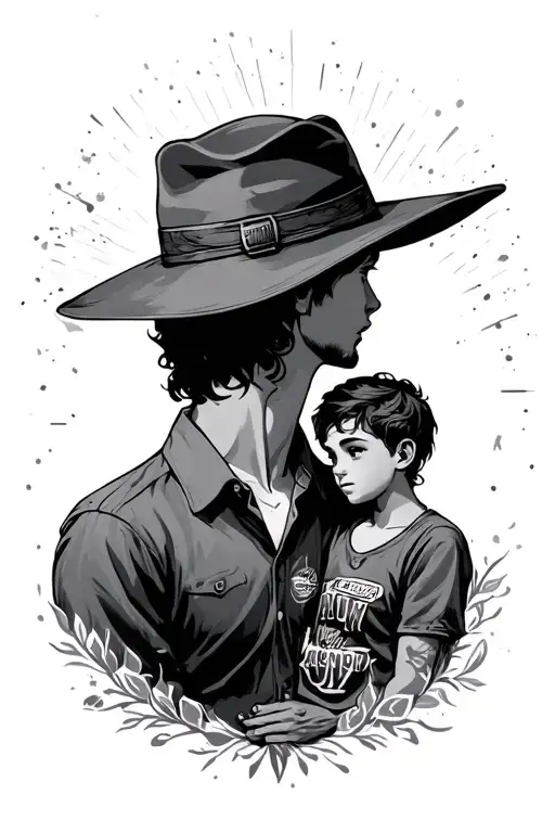 Father And Son And Date