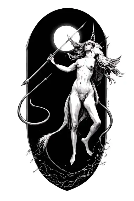 Aquarius Sagittarius Drawings