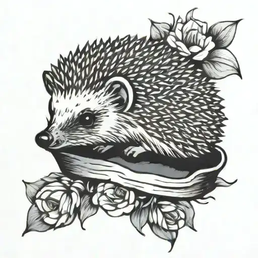 Hedgehog In Bed