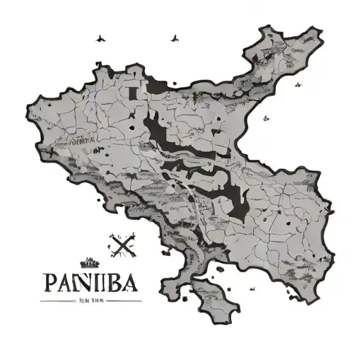 Aceint Panjab Map Made