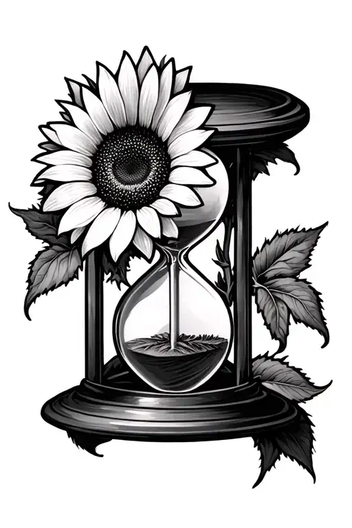 Sunflower Hourglass