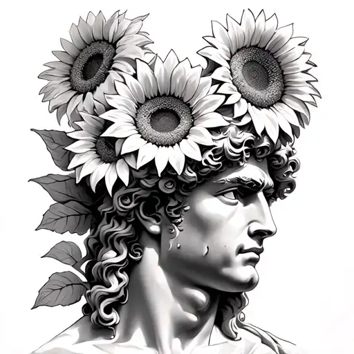 Apollo With Sunflowers