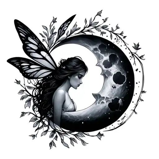Fairy And Moon