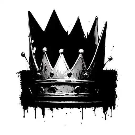 Basquiat Style Crown