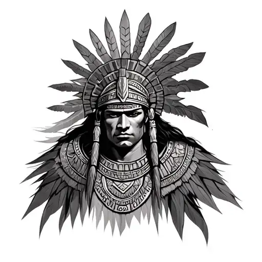 Cover Up Aztec Warrior