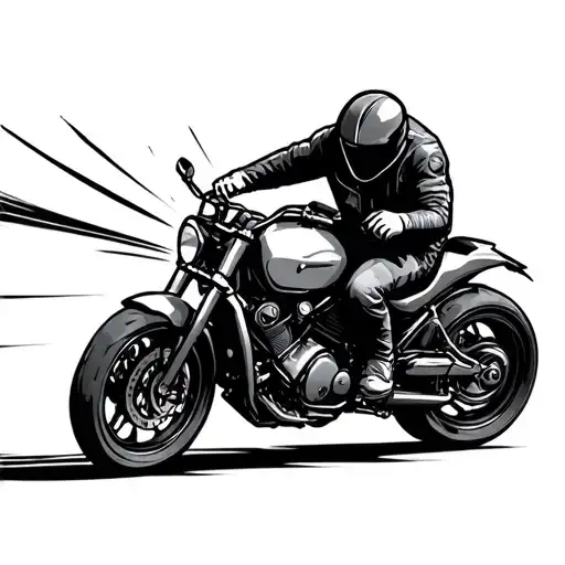 Motorcycle Speeding
