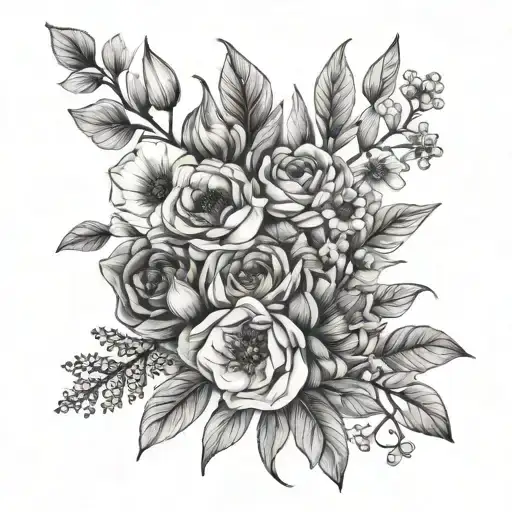 Birth Flower Bouquet