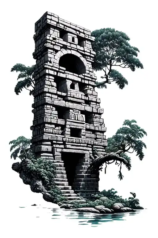 Underwater Mayan Ruins Hidden Within The Branches