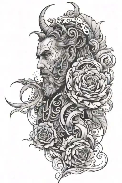 Adam Creation On Forarm Half Sleeve