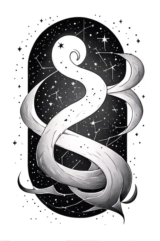 Star Constellation Intertwined