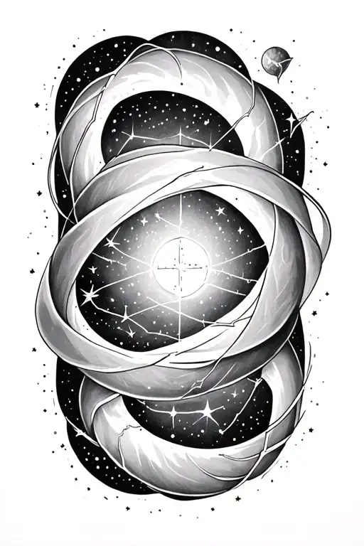 Star Constellation Intertwined Within