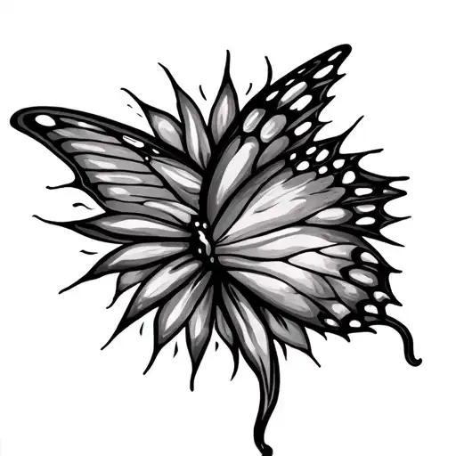 Sun And Butterfly Wings