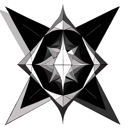 Geometrisches Tattoo Design