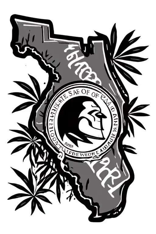 State Of Florida State Outline