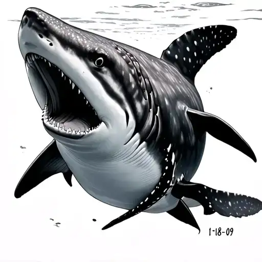 Whale Sharks Swimming Around Date 1-18-09