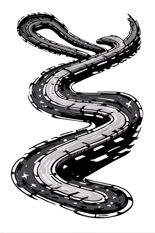 Race Track Of Life Surrounded