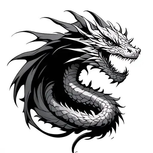 Arm Dragon Flying Wrapped