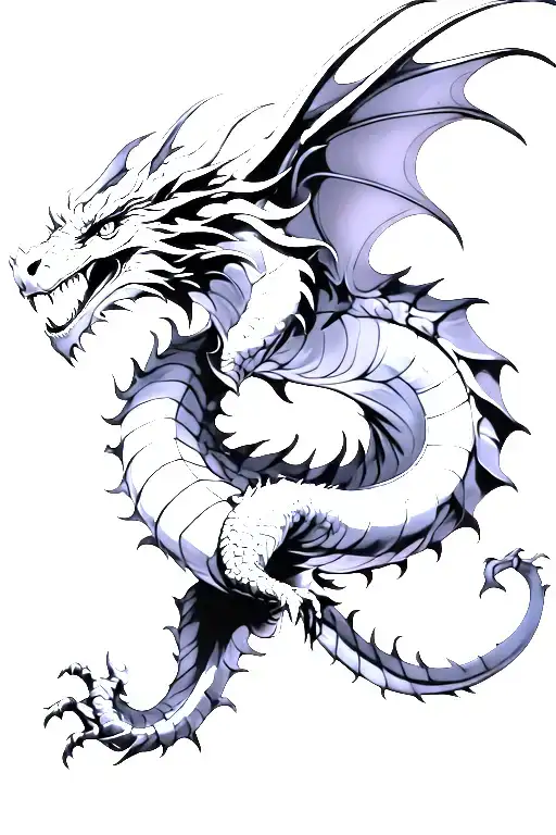 Arm Dragon Flying Wrapped