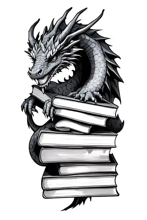 Books With Dragon
