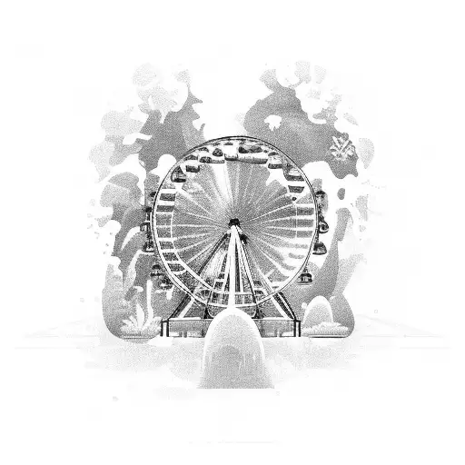 Ferris Wheel Traditional Floral