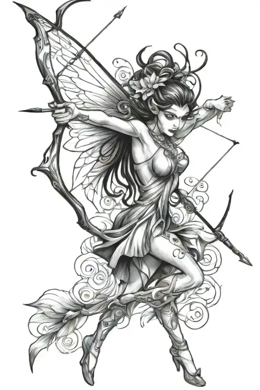 Fairy With Bow And Arrow