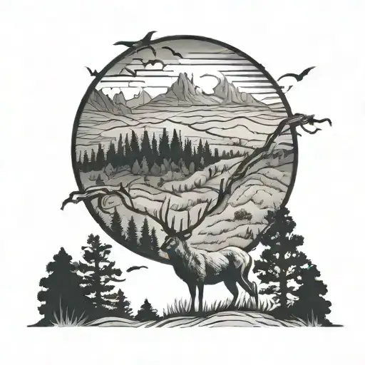 Hunting Landscape Encased