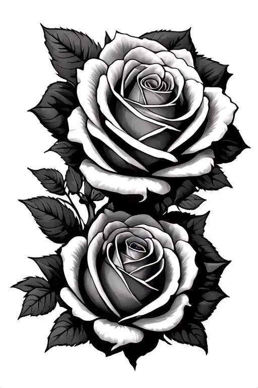 3 Roses Vertical