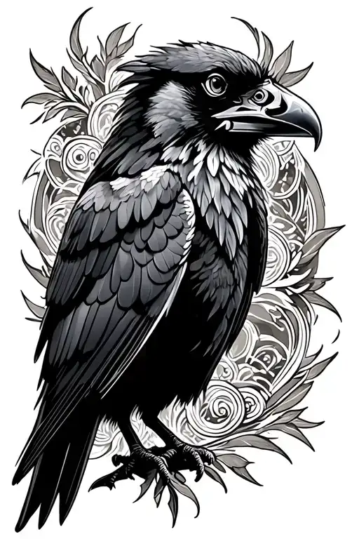 Ravens And Door