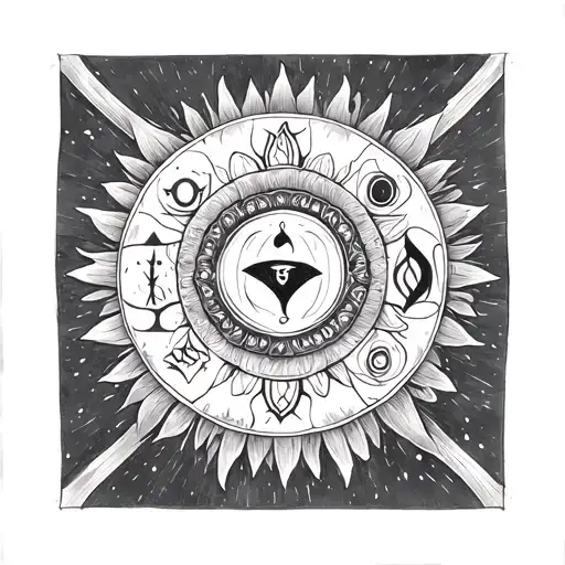 Sun Chakra Tcm Symbols Incorporated