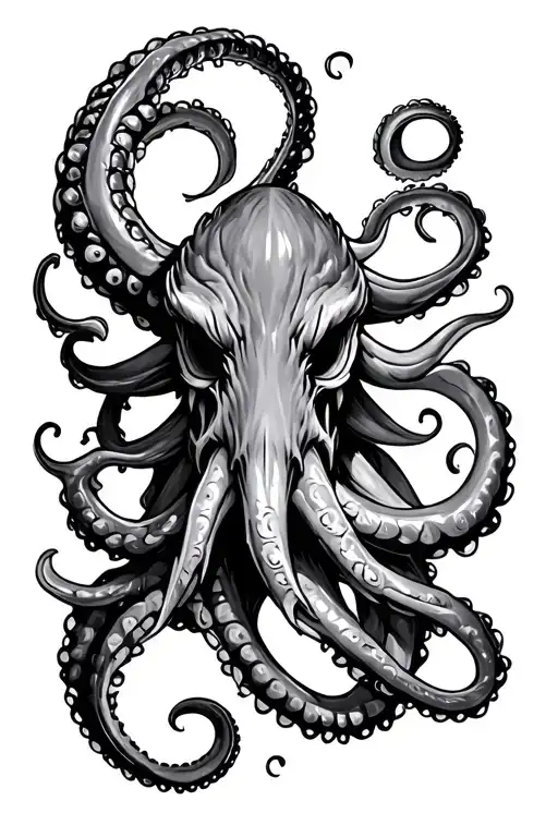 Kraken American Traditional Style