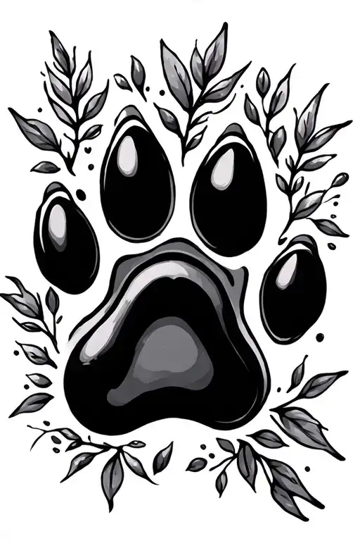 Dog Paw Print