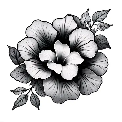 Mental Health Spiral Ginko Biloba Hibiscus Frangipanier