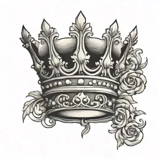 Crown With Initials Jow