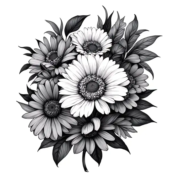 May And July Birth Flower Bouquet